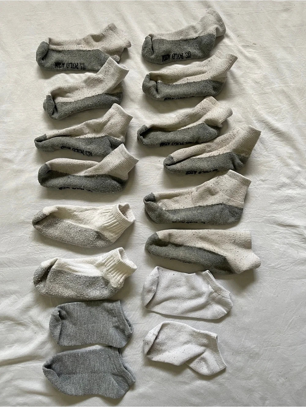 Kids Low-Cut Athletic Socks 8 Pairs/Pack | Size: Kids 11.5-2 | USPA & Unbranded